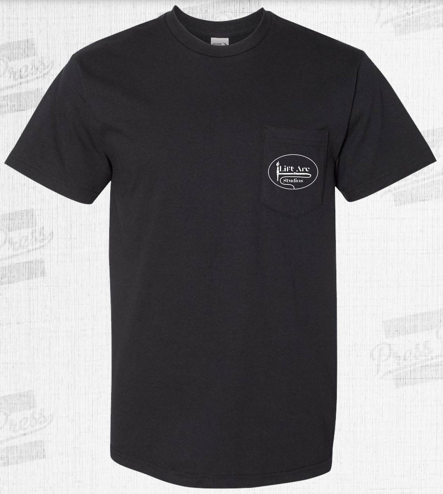 Lift Arc Studios - Black Pocket Logo T Shirt