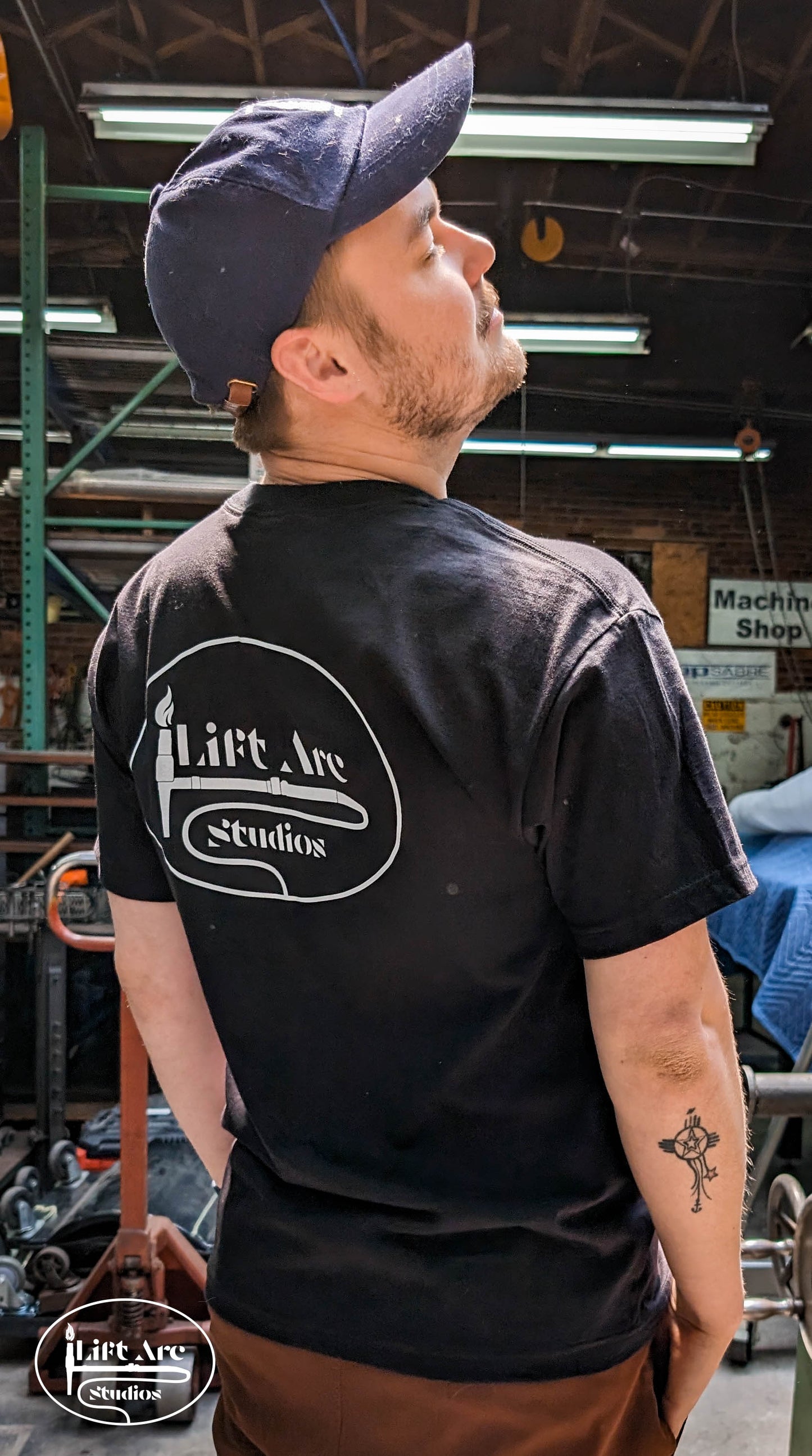 Lift Arc Studios - Black Pocket Logo T Shirt